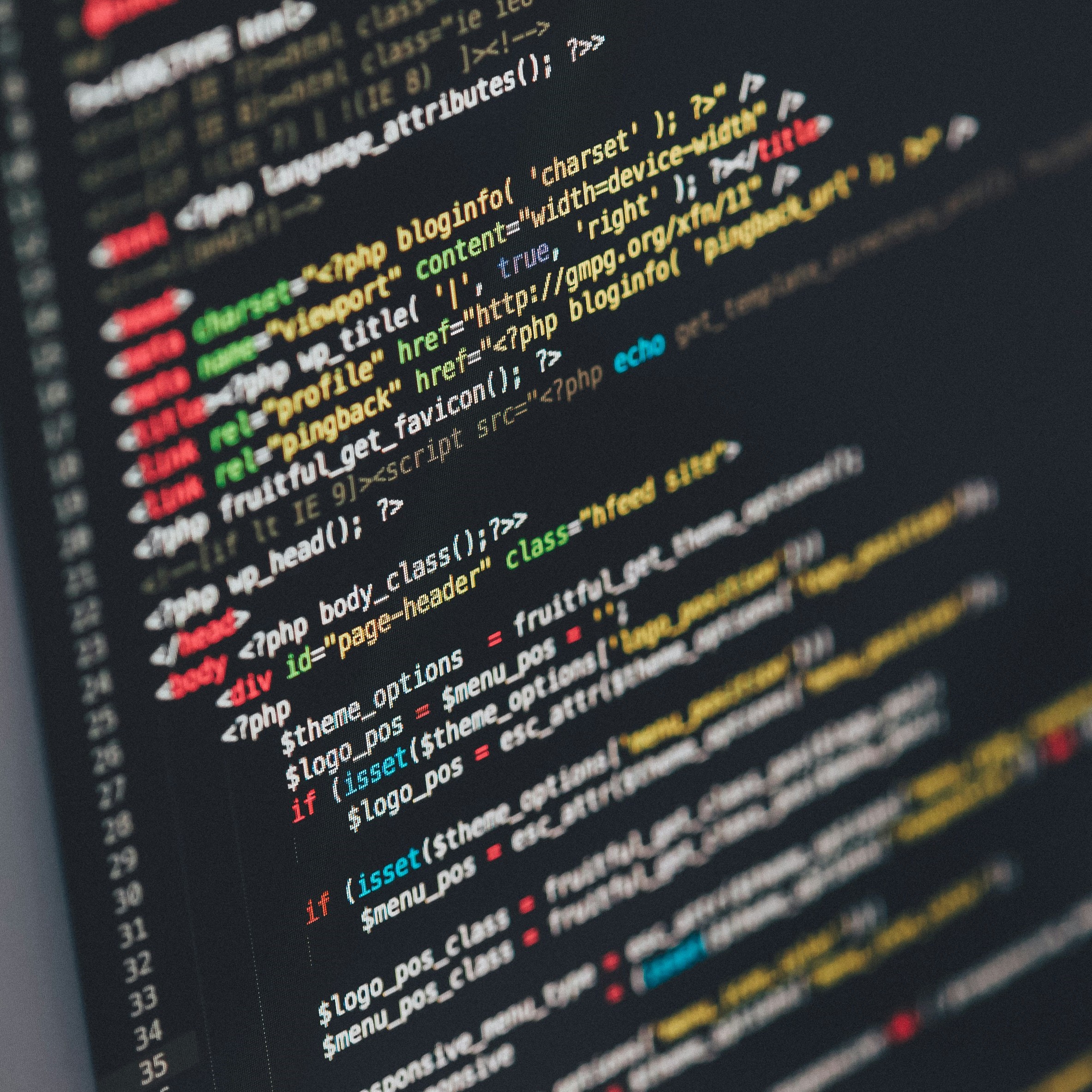 image of a computer screen with code on it